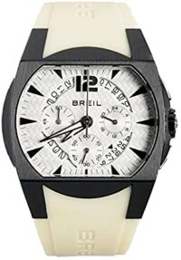 Orologio Breil Wonder Crono da uomo con quadrante nero e cinturino in acciaio, vista frontale su sfondo neutro.