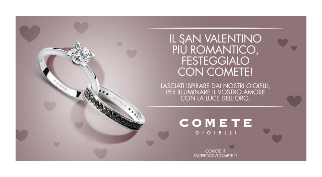 Fai un San Valentino con Comete gioielli