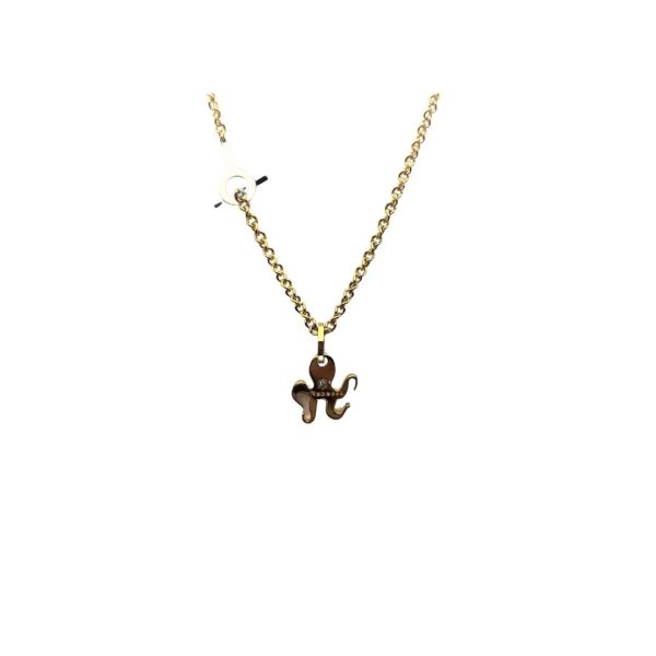 REBECCA-COLLANA BRONZO PLACCATA ORO