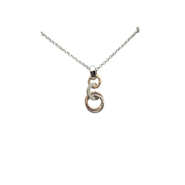 FRABOSO-GIROCOLLO IN ARGENTO BICOLORE