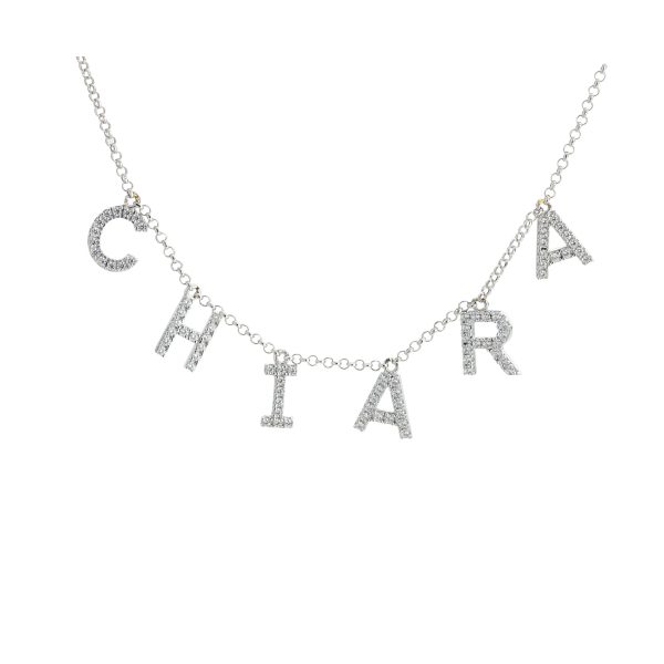 ARTLINEA-COLLANA IN ARGENTO CON NOME LETTERE IN ZIRCONI
ZCS6-LB