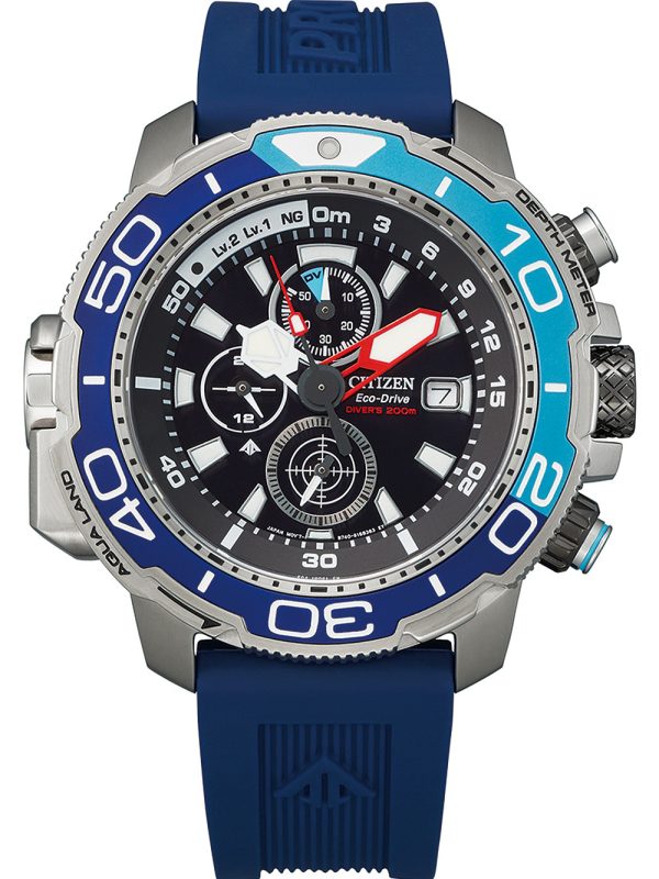 CITIZEN-UOMO PROMASTER 
Crono Aqualand Eco Drive
Dive's professionale certificato ISO 6425