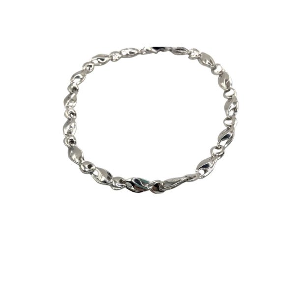 BRACCIALE UOMO IN ORO BIANCO