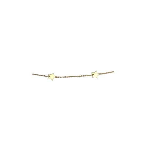 BRACCIALE IN ORO GIALLO CON STELLINE