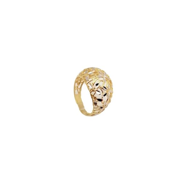 ANELLO IN ORO GIALLO E BIANCO