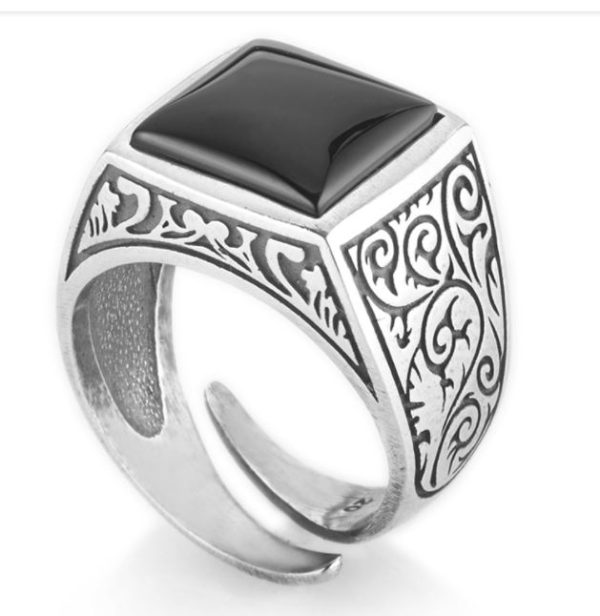GERBA-ANELLO IN ARGENTO CON ONICE