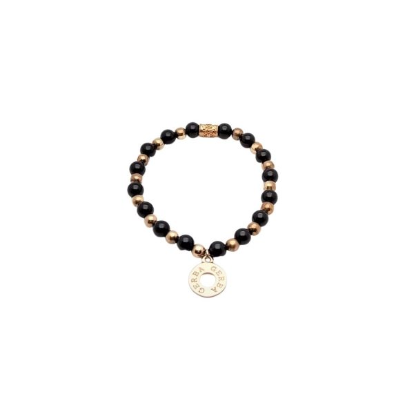 GERBA-BRACCIALE CON ONICE E ARGENTO