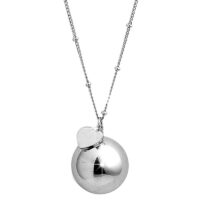 COLLANA IN ACCIAIO CON CHIAMA ANGELI PICCOLO
