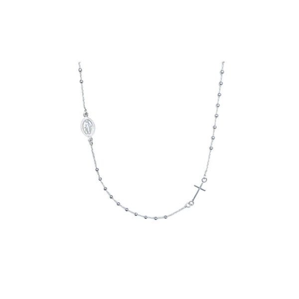 COLLANA ROSARIO IN ARGENTO