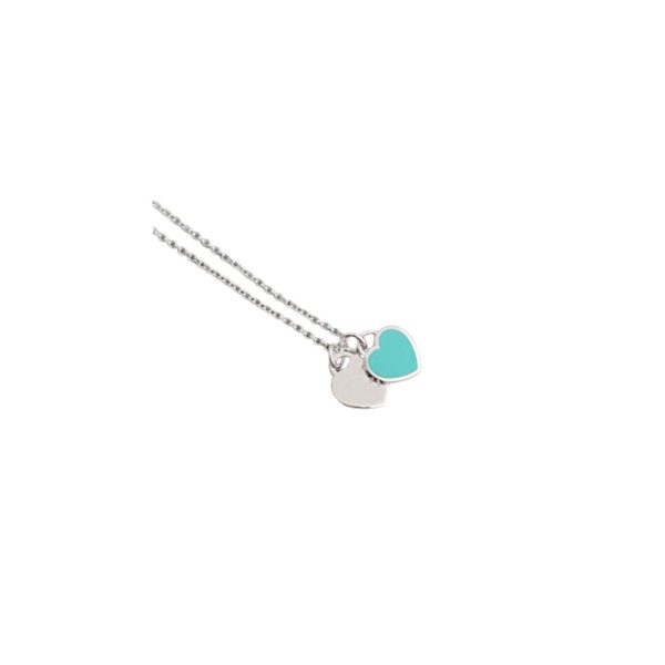 COLLANA IN ARGENTO CON CUORICINI