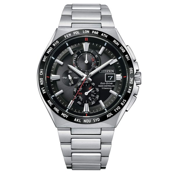 CITIZEN-OROLOGIO UOMO RADIOCONTROLLATO IN TITANIO