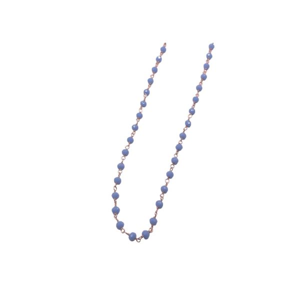COLLANA IN ARGENTO CON PIETRE COLORATE