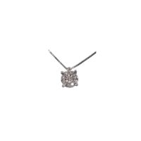 DONNA ORO-PENDENTE IN ORO CON DIAMANTI CON COLLANA 0,06