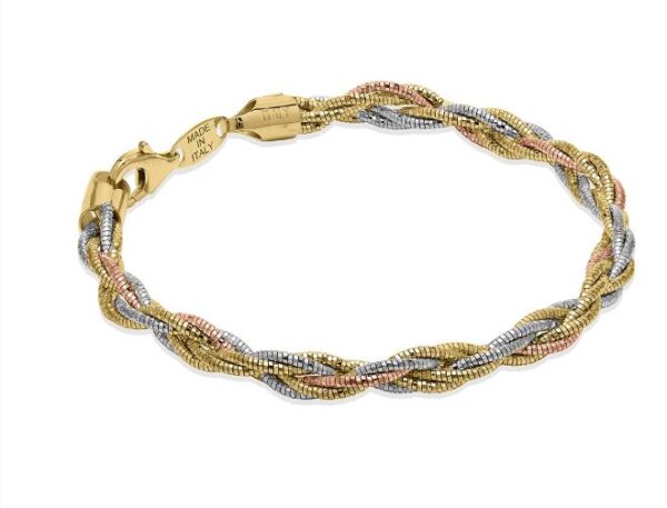 DESMOS-BRACCIALE IN ARGENTO 3 COLORI