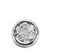 ELEMENTS-ASTRI IN ORO BIANCO DIAMANTI CT0,03