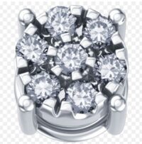 ELEMENTS-STARLIGHT IN ORO  BIANCO CON DIAMANTI CT 0,03