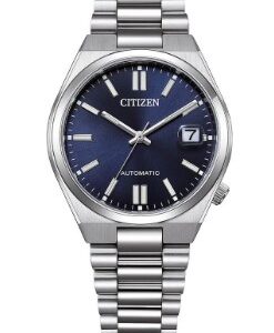 CITIZEN-ACCIAIO QT BLU AUTOMATICO