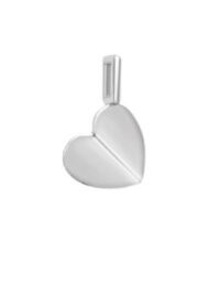 ELEMENTS-CUORE CIONDOLO OUT MEDIO BIANCO