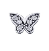 ELEMENTS-FARFALLA ORO BIANCO E BRILL CT 0,02